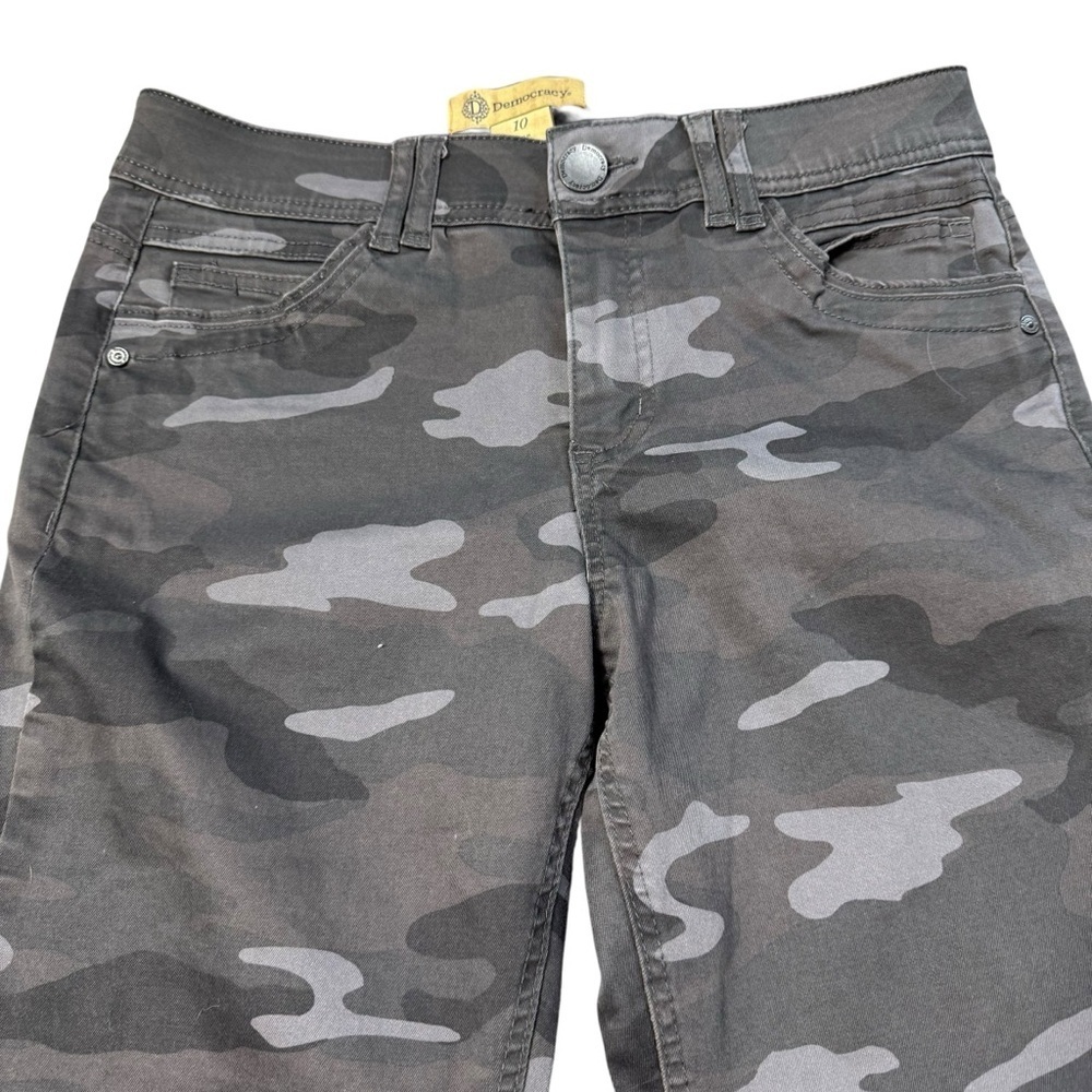 Democracy “Ab”technology Camouflage Camo Jeans Size 10 - Picture 5 of 8
